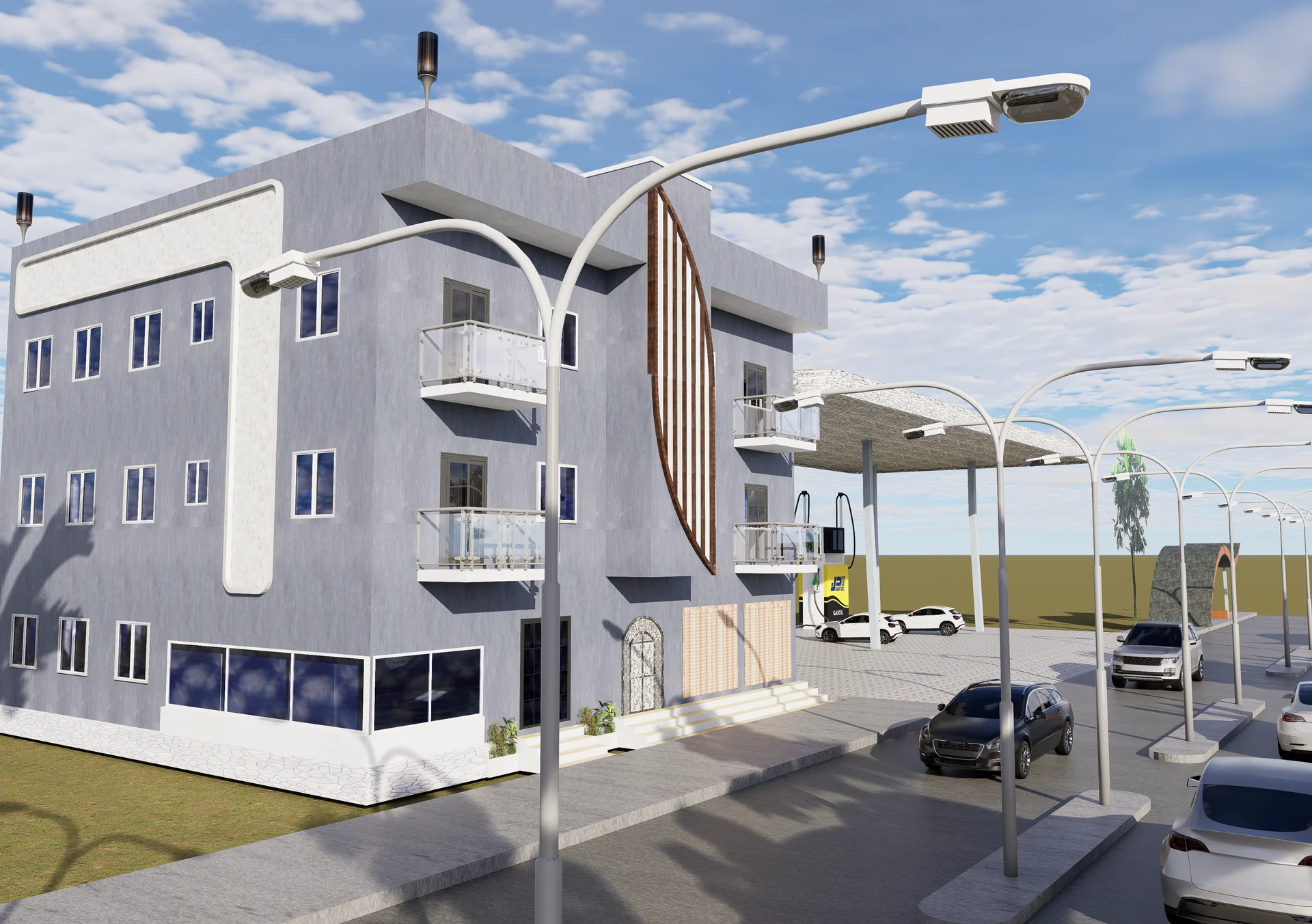 G+2 Building View 4