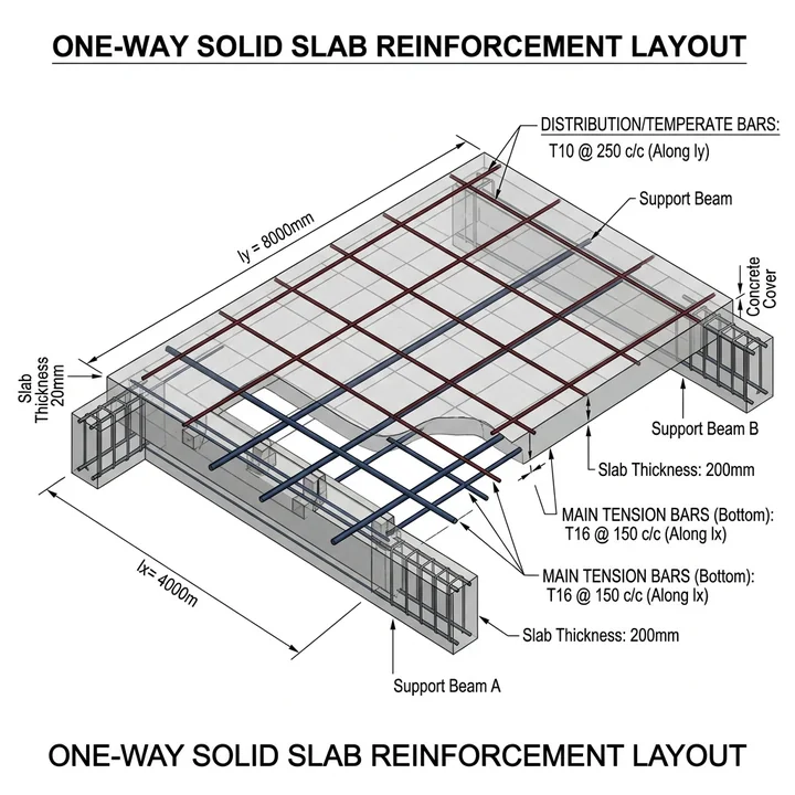 Reinforcement detail illustration